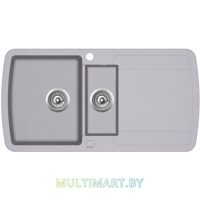 Кухонная мойка Aquasanita Lira SQL151AW (alumetallic 202)